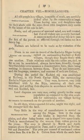 Chapter VIII. - Miscellaneous