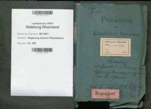 Verleihung des Charakters als Kommerzienrat, Geheimer Kommerzienrat an Industrielle. Specialia. Bd. 3