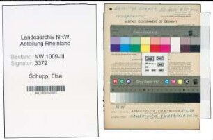 Entnazifizierung Else Schupp , geb. 25.08.1908 (Paechterin)