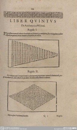 Liber Quintus. De Arithmetica Militari.