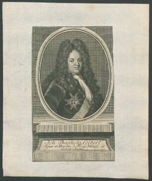 Joh. Baptista Colbert, Eques et Marchio de Torcy, Minist. et Secret. Status