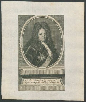 Joh. Baptista Colbert, Eques et Marchio de Torcy, Minist. et Secret. Status