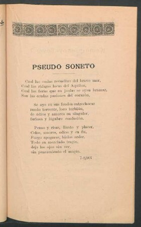 Pseudo soneto