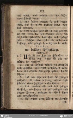 [Am heiligen Pfingsttage]