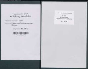 Anlage einer Ziegelei im Minder Walde (Amt Petershagen)