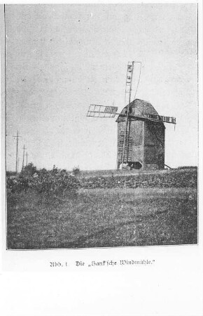 Sohland a. Rotstein. Hankes Windmühle, Repro