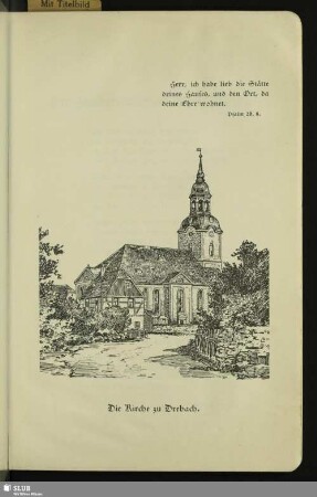 Die Kirche zu Drebach