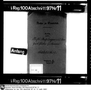 Stiftsrechnungen aus der Zeit Gustav Gustavson