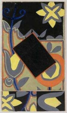 Blumenmustermotiv. Entwurf