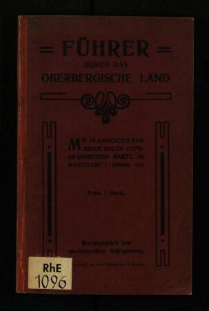 Führer durch das Oberbergische Land