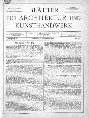 No 12, 1. Dezember 1891