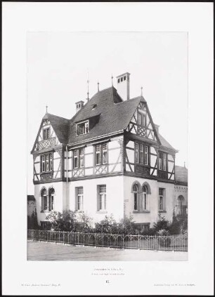 Pumpstation, Köln: Ansicht (aus: Moderne Neubauten, 4.Jg., 1898ff, hrsg. W. Kick)