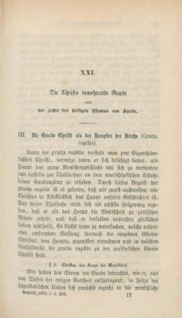 265-282 Die Christo innewohnende Gnade nach der Lehre des heiligen Thomas von Aquin