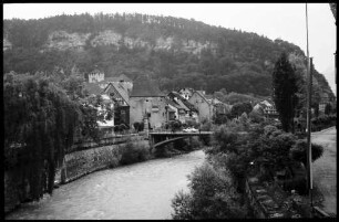 Feldkirch: Stadtansicht von Ill Brücke, nach Osten