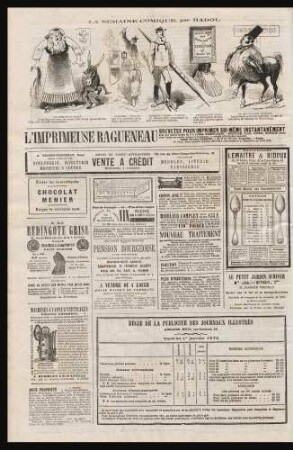 La semaine comique, par Hadol