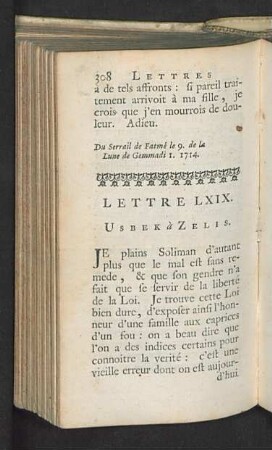 Lettre LXIX.