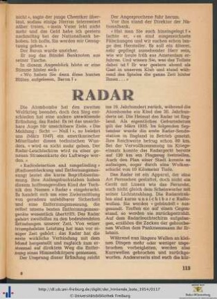 Radar.