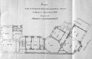 Lageplan, 05. September 1900