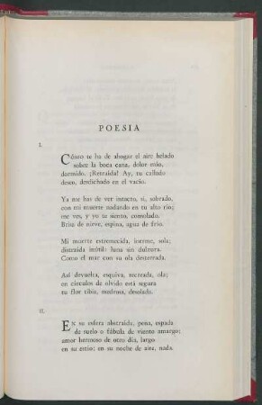 Poesía