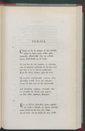 Poesía
