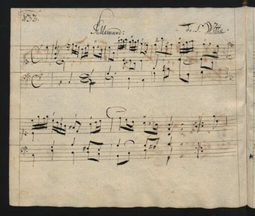 Suiten; Tasteninstrument; C-Dur