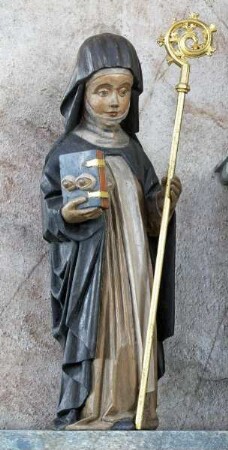 Madonna mit Kind und den beiden Heiligen Odilia und Jodokus — Heilige Odilia