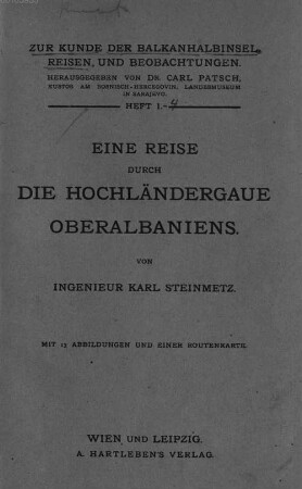 Eine Reise durch die Hochländergaue Oberalbaniens