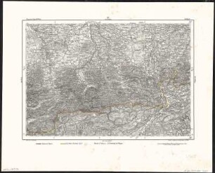 287 : Kufstein, um 1855 : 287 : Kufstein / Entw. u. gez. von F. Handtke. Situation u. Schrift gest. v. H. Weber, Berge von H. Müller. - [1:200 000]. - Glogau : Flemming , [um 1855]. - 1 Kt. : Stich. - Maßstabsangabe in graph. Form (geogr. Meile). - Mit Bergschraffen