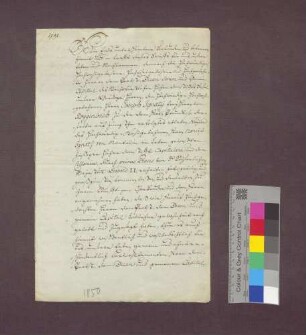 Kaution des Basler Domkapitels für den Domherrn Josef Ignaz von Roggenbach.