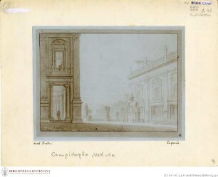 Kapitol, Blick vom Senatorenpalast auf den Kapitolsplatz