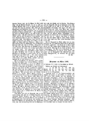 Programme von Ostern 1866