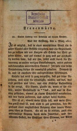 Schriften, 25. Frauenwürde ; [3]