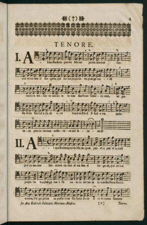 1-4, Alma Redemptoris