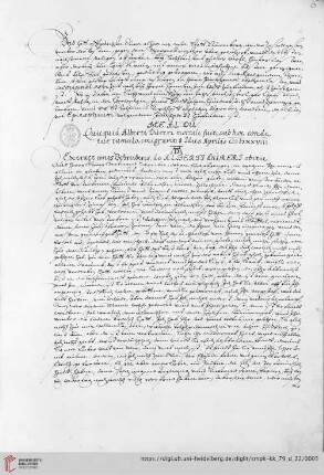 Extract eines Schreibens de Alberti Dureri