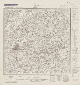 4106 (alte Nr.: 2281) Rehde i. Westf., Topographische Karte 1:25000 (4cm - Karte)