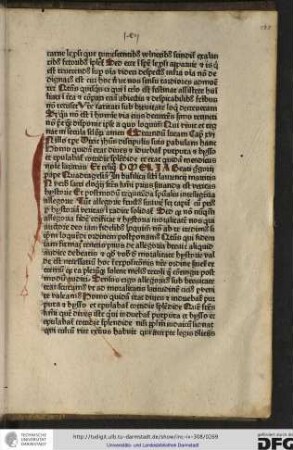 Secundum Lucam capitulum xvi. In illo tempore dixit Jhesus discipulis suis parabulam hanc Homo quidam erat dives...
