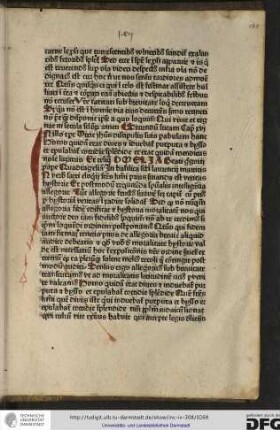 Secundum Lucam capitulum xvi. In illo tempore dixit Jhesus discipulis suis parabulam hanc Homo quidam erat dives...