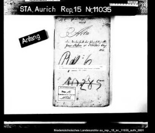 Die Armenunterstützung für Abraham Isaac Posener in Norden