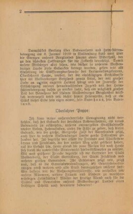 Oberlehrer Poppe: