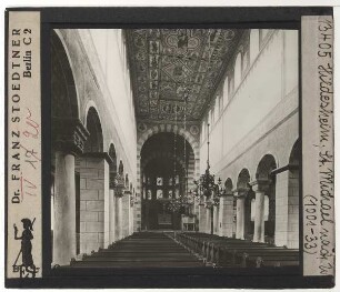 Hildesheim, St. Michael : Innenansicht, Blick nach W