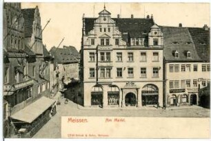 Meißen. Markt, Hirschhaus