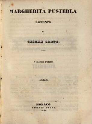 Margherita Pusterla : racconto, 3