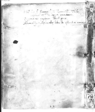 [Sefer ha-sibot] - BSB Cod.hebr. 120