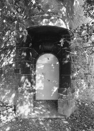 Wasserturm auf dem Dienberg; Grünberg, Dienbergstraße 21, Dienbergstraße