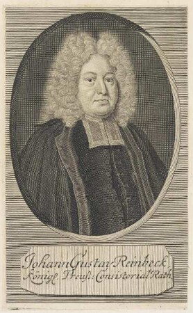 Bildnis des Johann Gustav Reinbeck