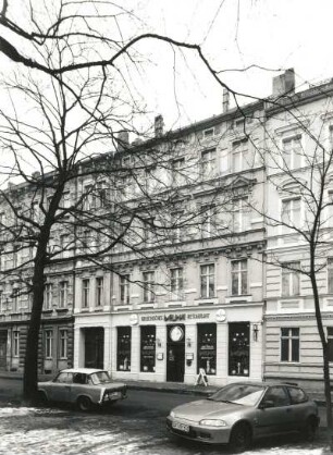 Görlitz, Lutherplatz 5. Wohnhaus mit Gaststätte (vor 1890). Straßenansicht