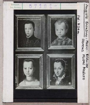 Agnolo Bronzino: Medici-Bildnisse. Florenz, Museo Medico