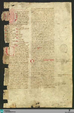 Pantechni X. libri teorices, Fragment - Cod. Karlsruhe 1382