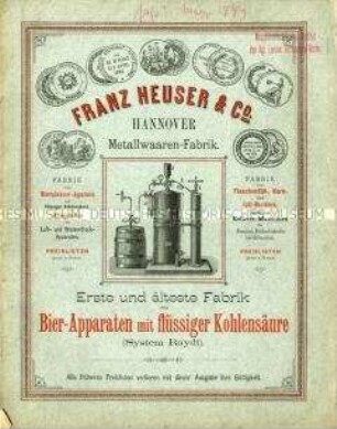 Bier-Apparate mit flüssiger Kohlensäure