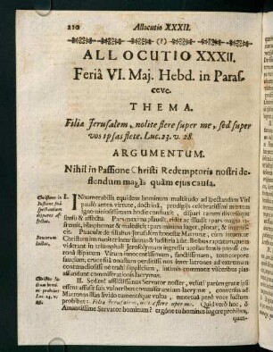 210-217, Allocutio XXXII.